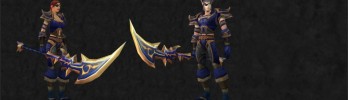 [Transmog] – Conjunto em couro azul