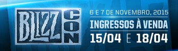 BlizzCon 2015 em 6 e 7 de novembro!