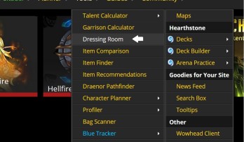 [Transmog] Aprenda a usar a Dressing Room no Wowhead!