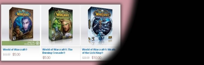 WoW em promoção!