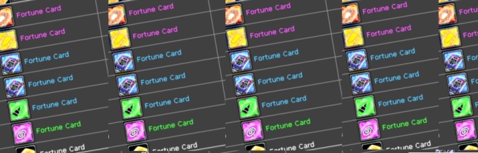 Tente a sorte nas Fortune Cards!