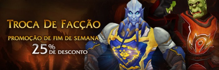 Mudança de facção com desconto