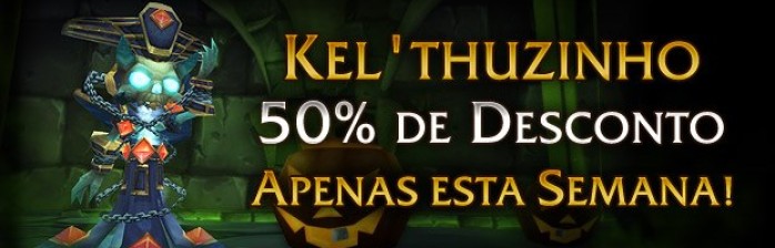 Mascote Kel’thuzinho com 50% de desconto!