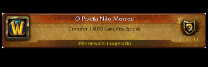 [WoWPop] O poeta não morreu