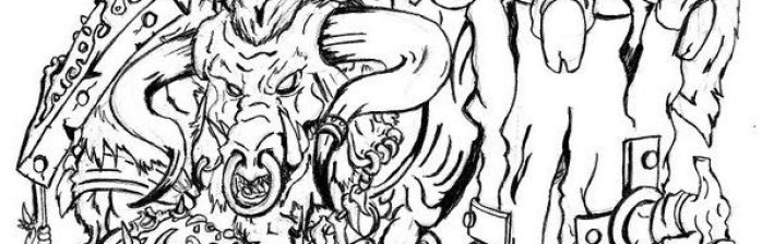 [Fanart] Desenhos com lapiseira por Kampfar@Azralon