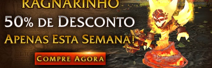 Mascote Ragnarinho com 50% de desconto!