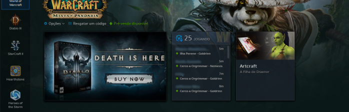 Battle.net® Desktop App com chat integrado!