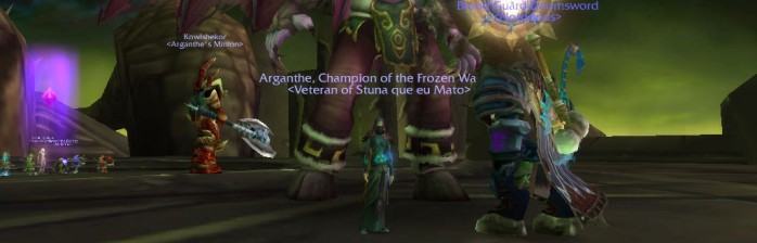 A primeira luta com o Illidan a gente não esquece.