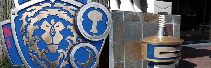 É pra babar: Réplicas da Caixa de Correio e Escudo da Aliança!