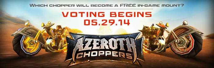 Votação do Azeroth Choppers começa em 29 de maio!