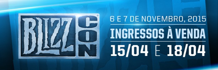 BlizzCon 2015 em 6 e 7 de novembro!