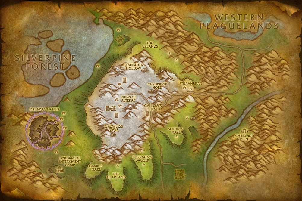 WoW Girl ~ Mapas de onde upar no Cataclysm