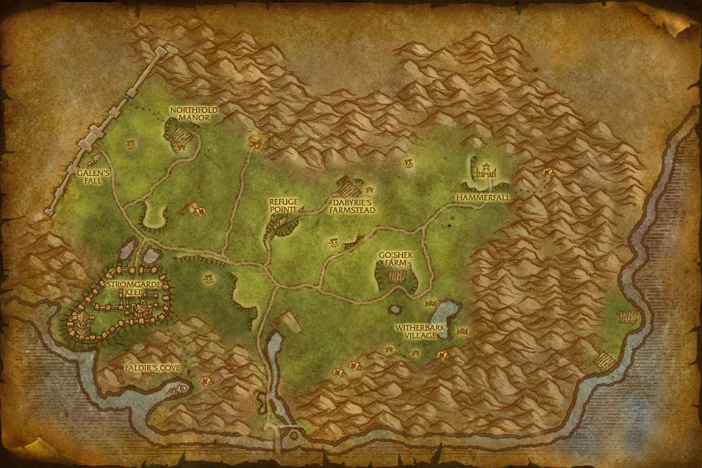 WoW Girl ~ Mapas de onde upar no Cataclysm