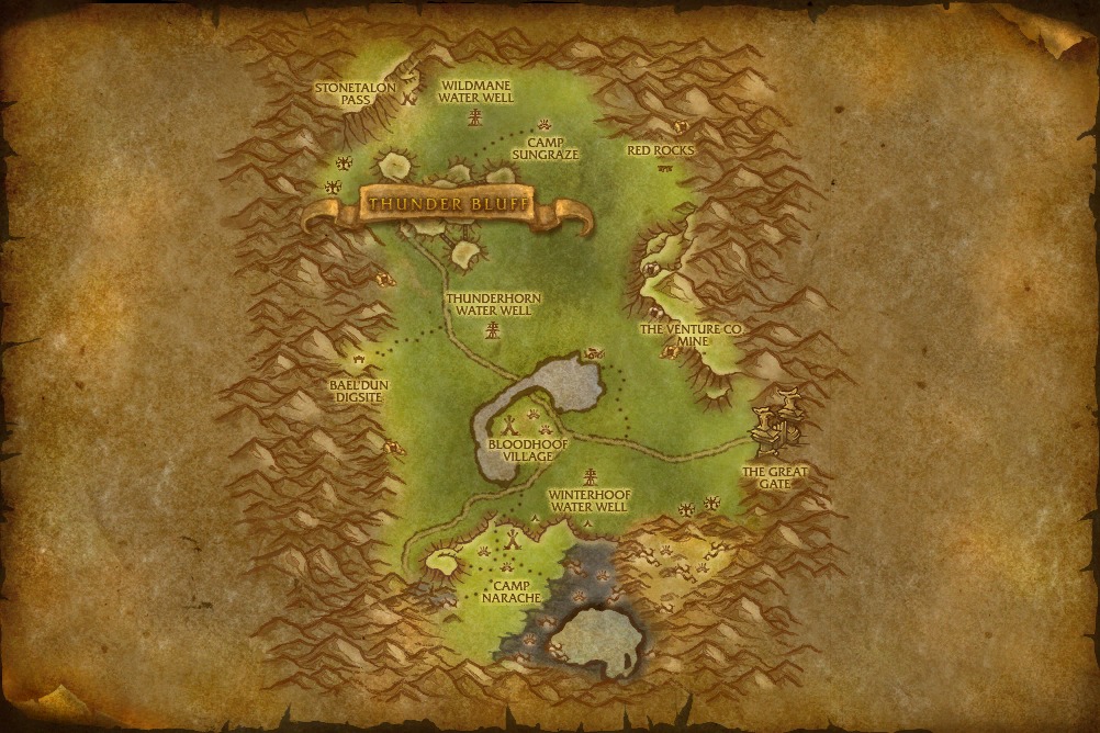 WoW Girl ~ Mapas de onde upar no Cataclysm