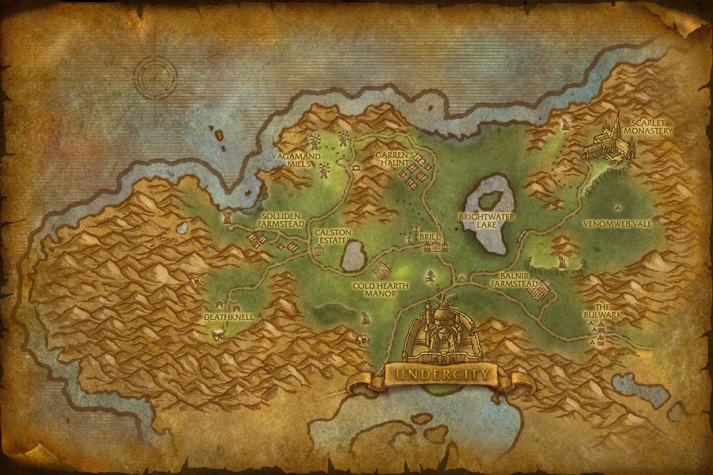 WoW Girl ~ Mapas de onde upar no Cataclysm