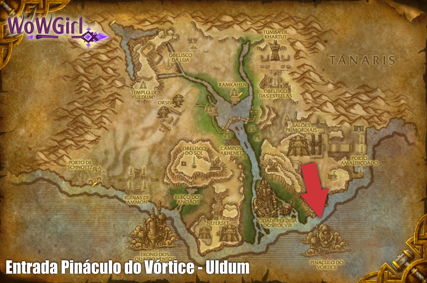 WoW Girl ~ Mapas de onde upar no Cataclysm