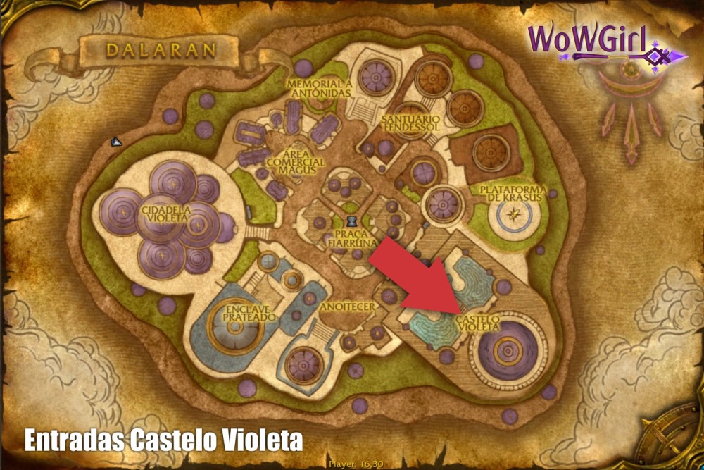 entrada Castelo Violeta