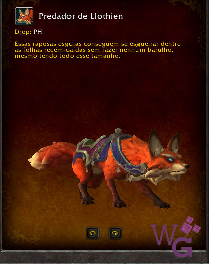 Predador de Llothien - Montaria Legion