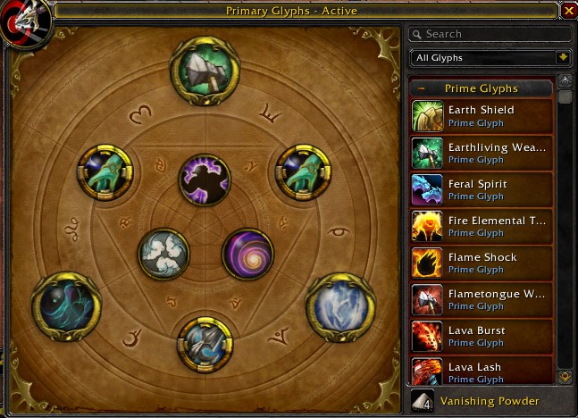 Glifos Xamã Restauração