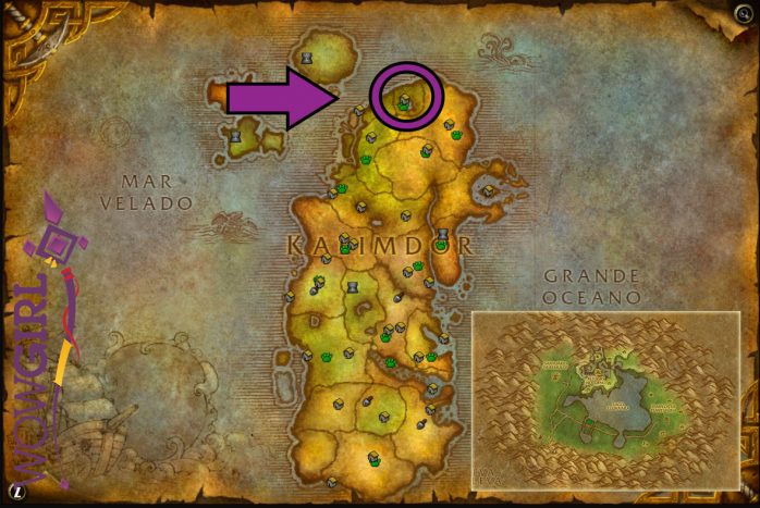 Localização - Mapa Missão Guardião do Bosque