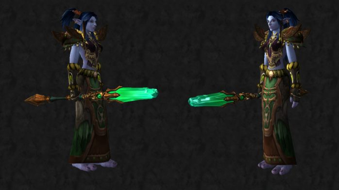 cajado de skettis + thunderheart verde