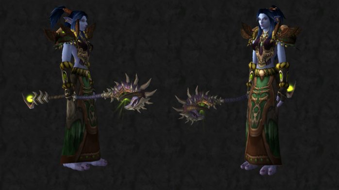 cajado focal do gladiador colérico