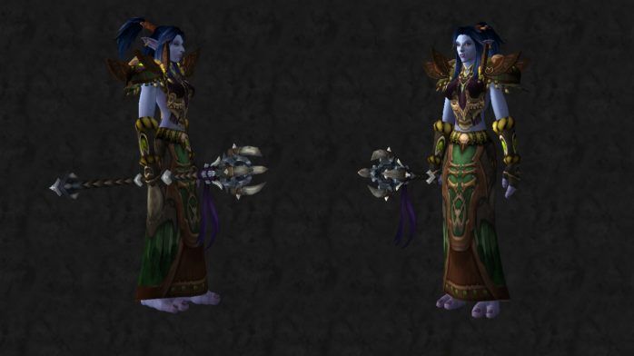 cajado imperialístico de thogar + thunderheart verde