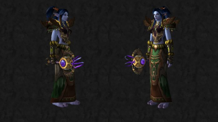 maça chifruda dos antigos roxa